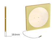 8dBic Okrągła spolaryzowana antena RFID, antena dalekiego zasięgu UHF Luksusowy złoty kolor