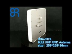 BRA-01DL 9dBic UHF RFID Reader Antenna For Cross Polarized Far Field Application